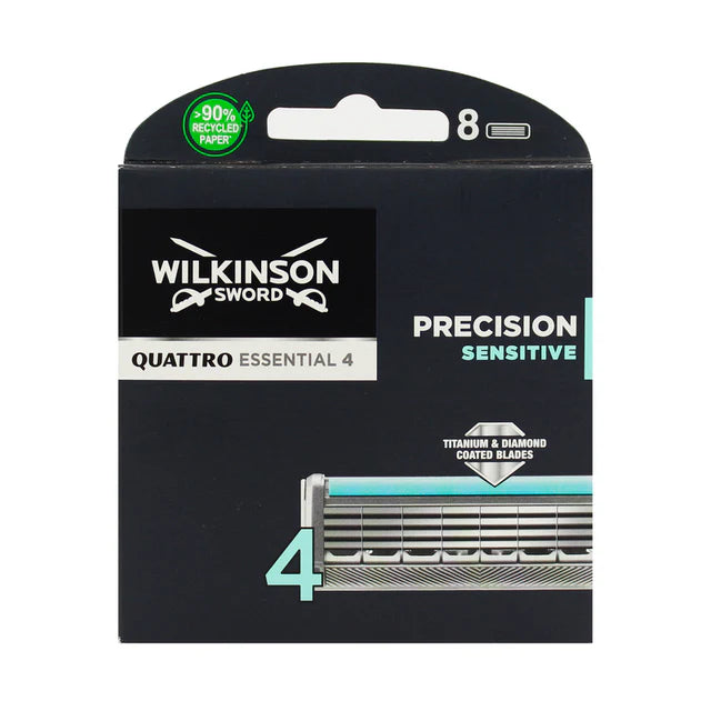 Wilkinson Quattro Titanium Sensitive Ersatzteile 8 Stück