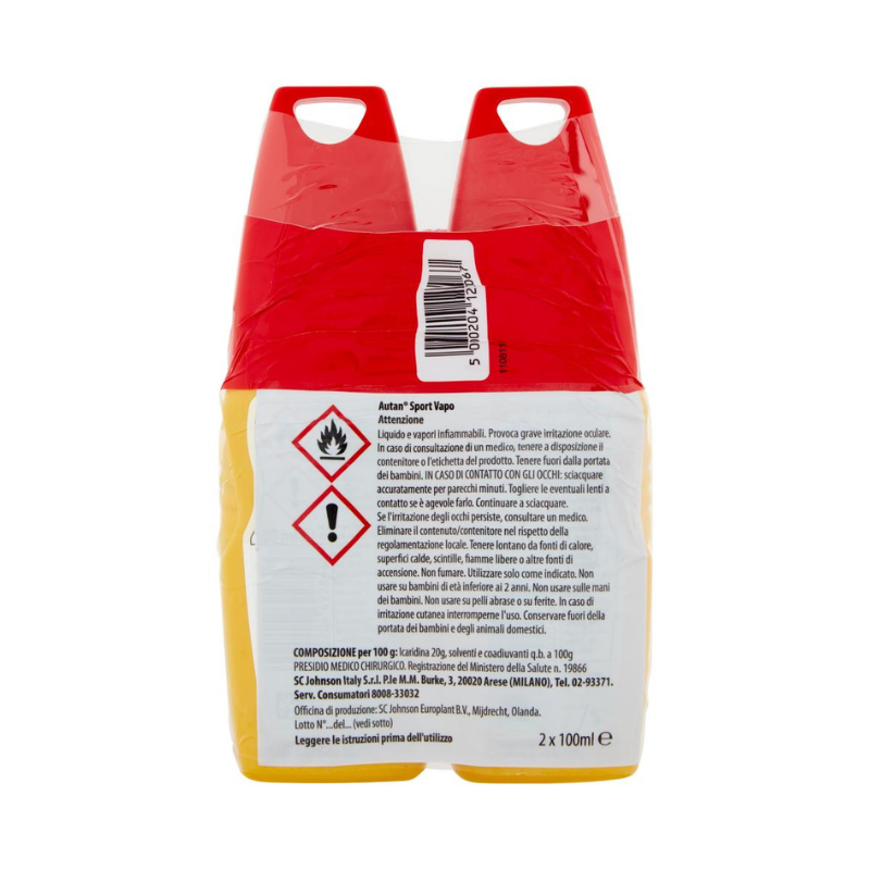 Autan Active Protection Vapo Bipacco Insektenschutz- und Mückenspray 2 x 100 ml