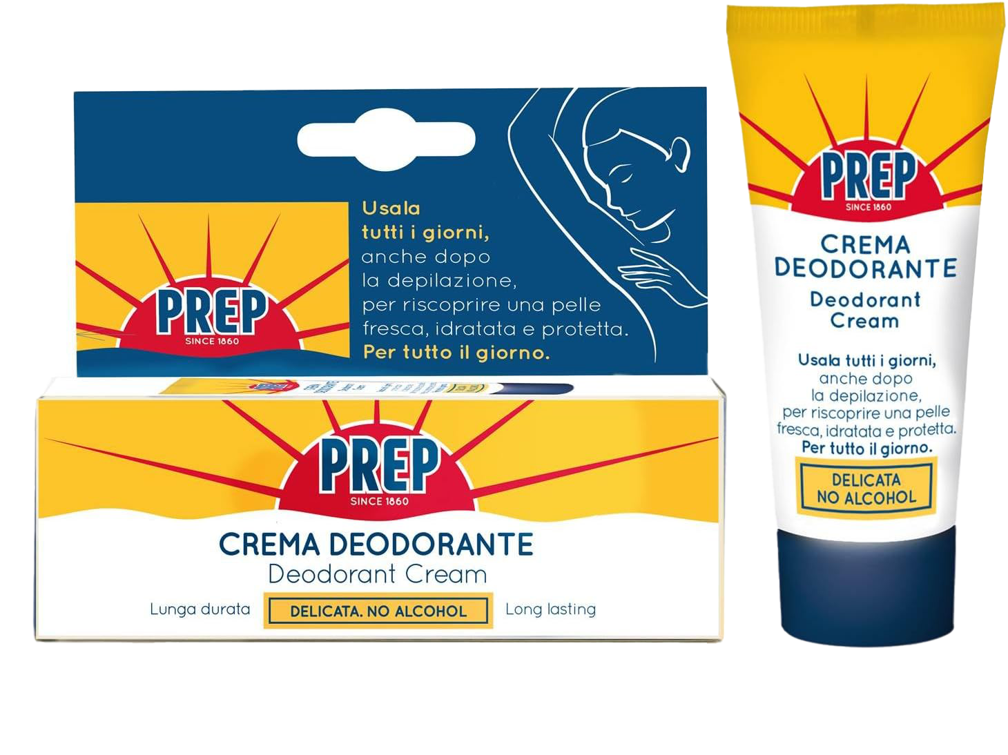 Prep Crema Deodorante Delicata No Alcohol 35 ml